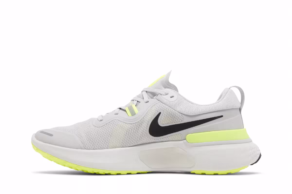 Nike React Miler Grey Fog Volt, view 4
