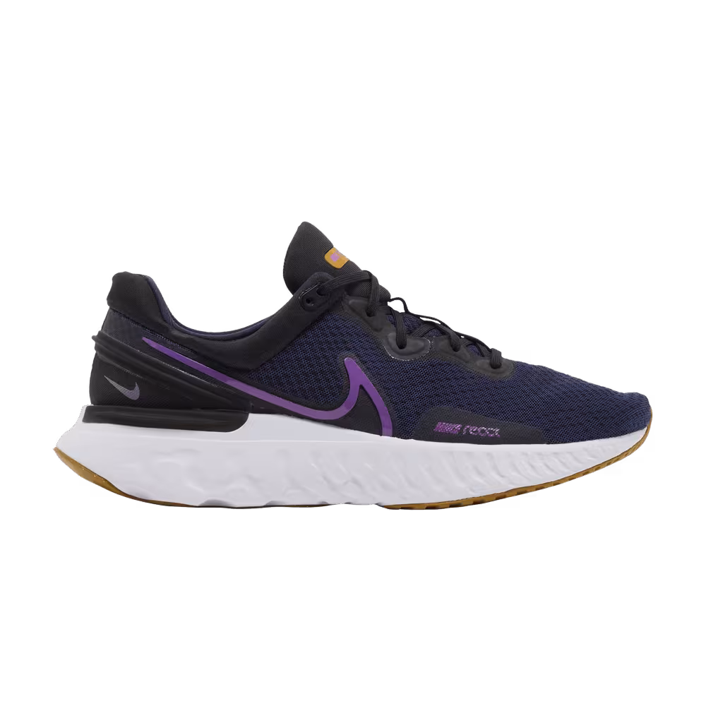 Nike React Miler 3 Blackened Blue Vivid Purple