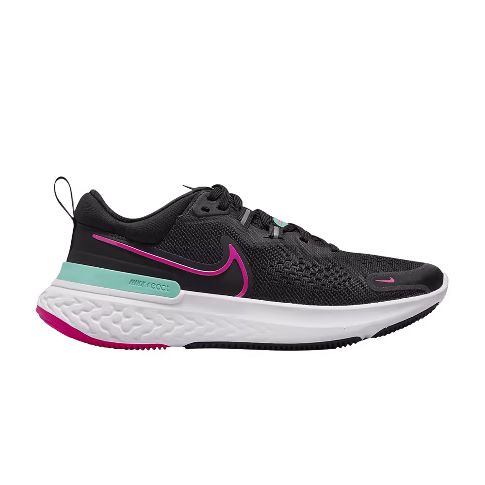 Nike Women's React Miler 2 Black Pink Prime