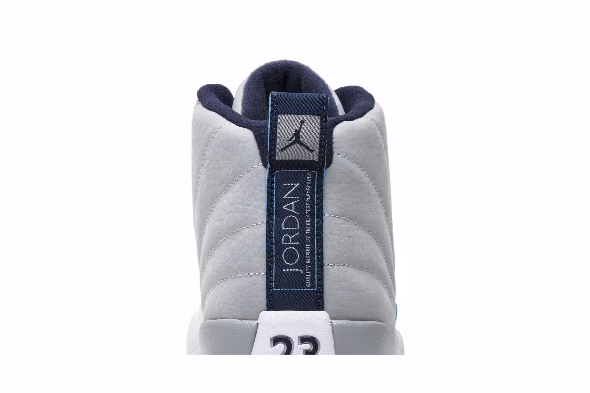 Air Jordan 12 Grey University Blue, view 8