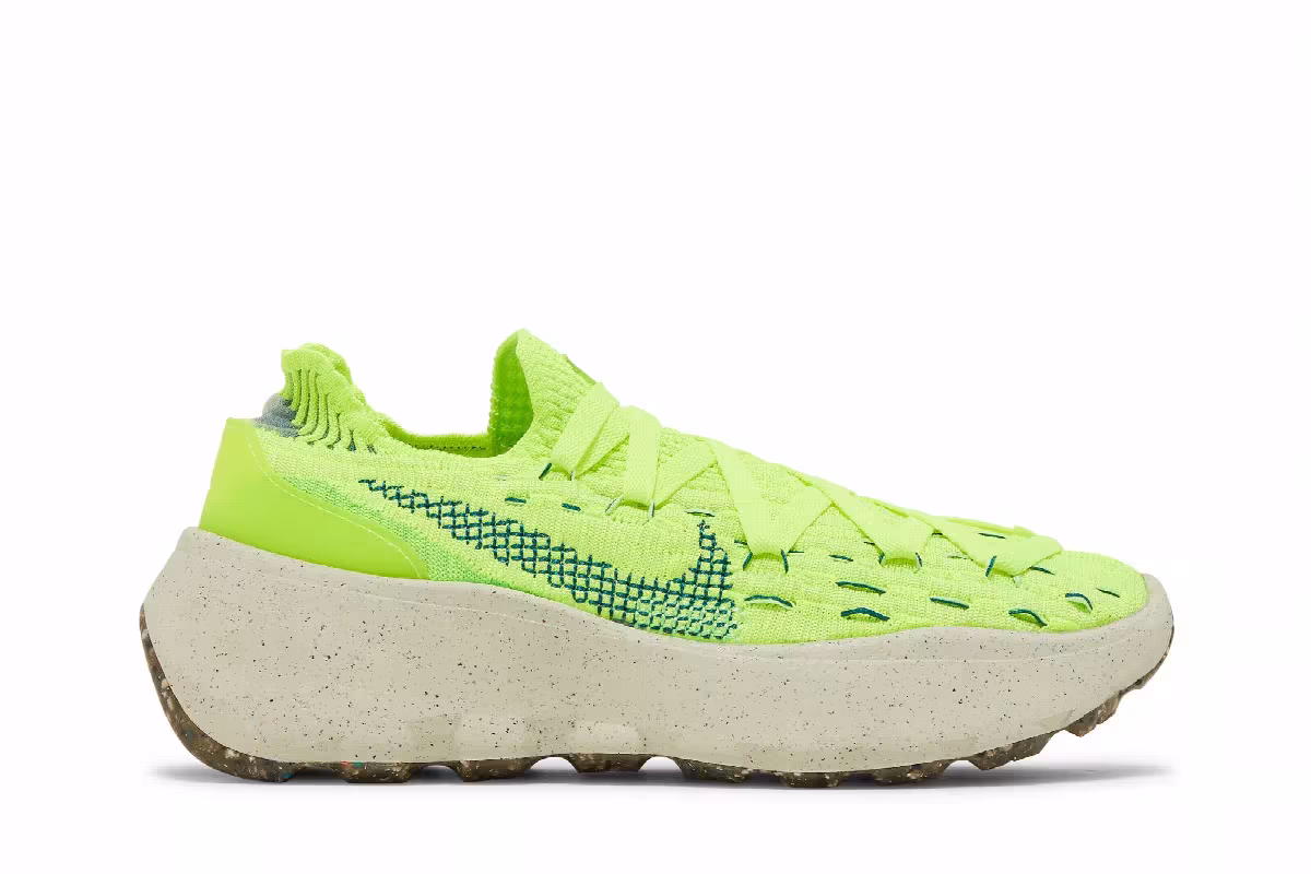 Nike Women's Space Hippie 04 Light Lemon Twist, view 2