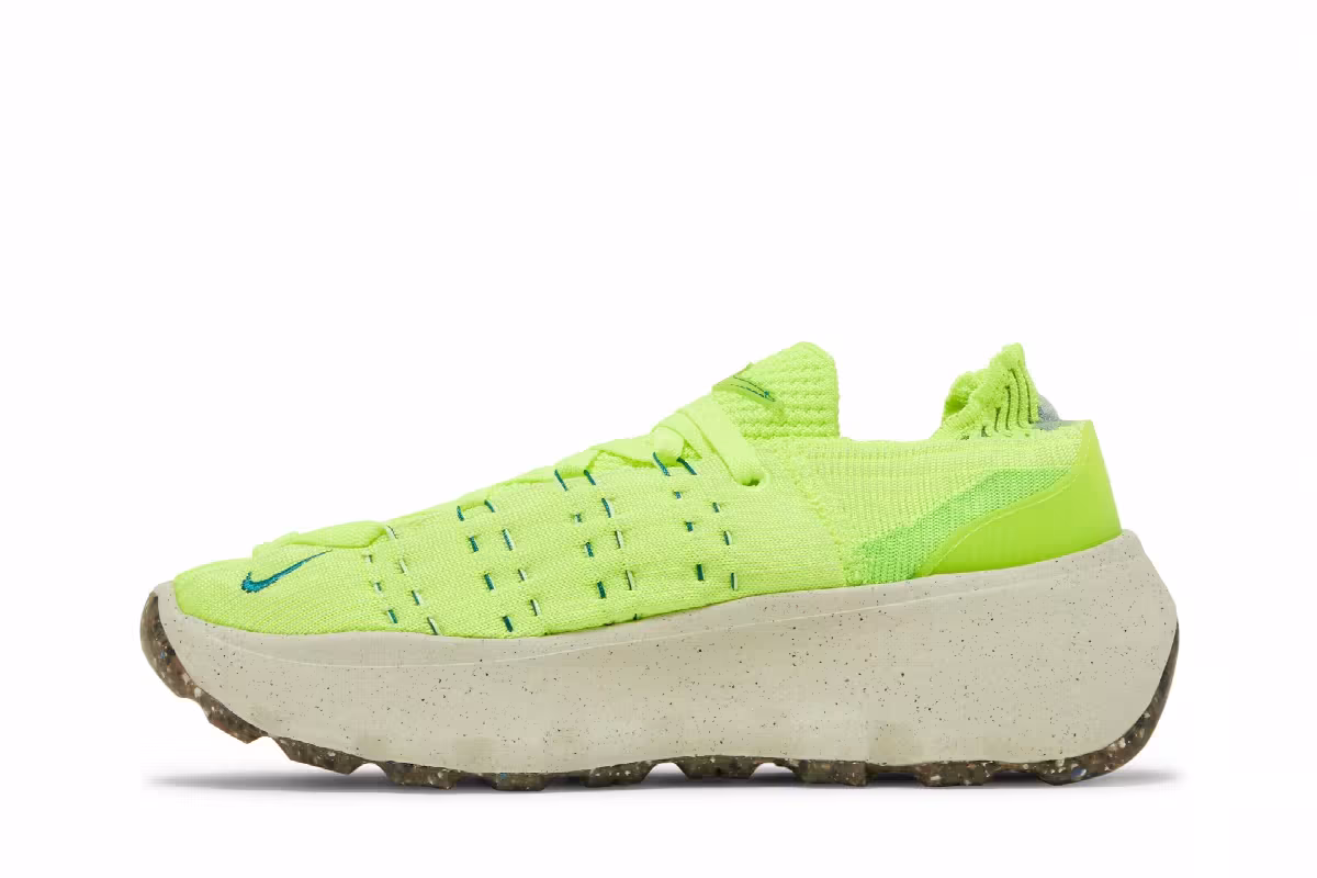 Nike Women's Space Hippie 04 Light Lemon Twist, view 4
