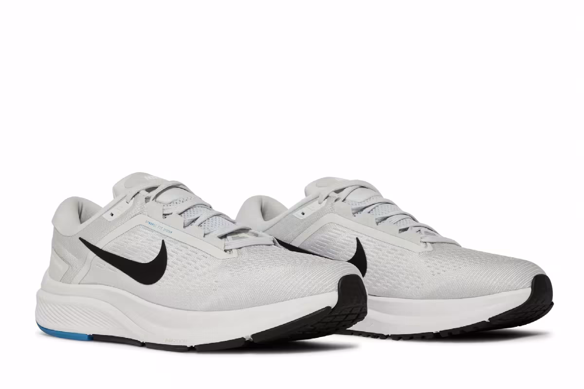 Nike Air Zoom Structure 24 Pure Platinum Light Photo Blue, view 9