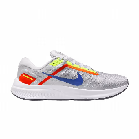 Nike Air Zoom Structure 24 'Pure Platinum Bright Crimson'