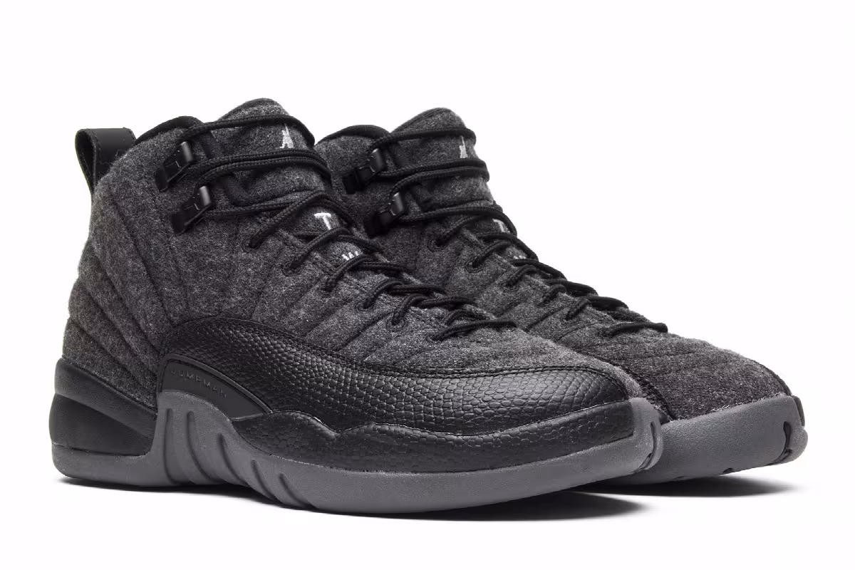 Air Jordan 12 GS Wool, view 9