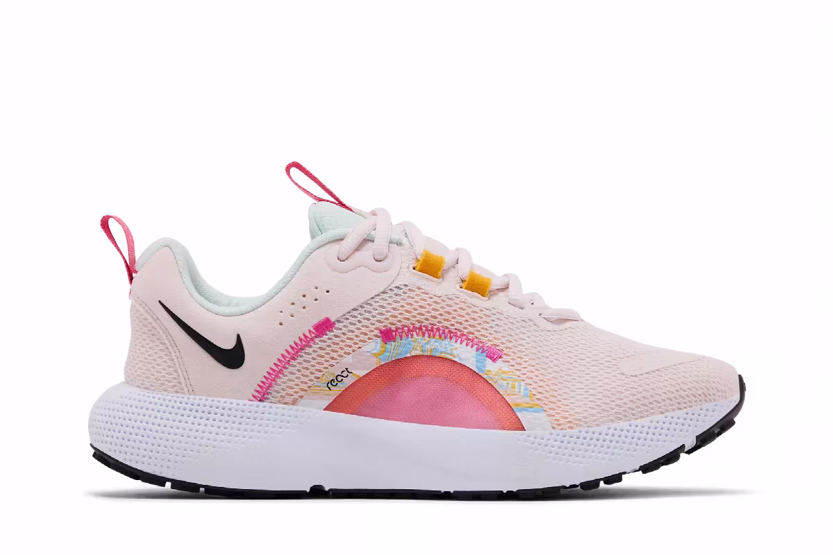 Nike Women's React Escape Run 2 Premium Light Soft Pink, view 2