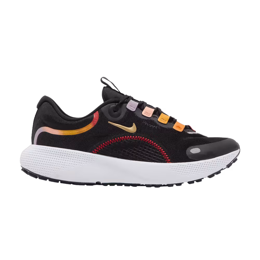 Nike Women's React Escape Run Black Magma Orange