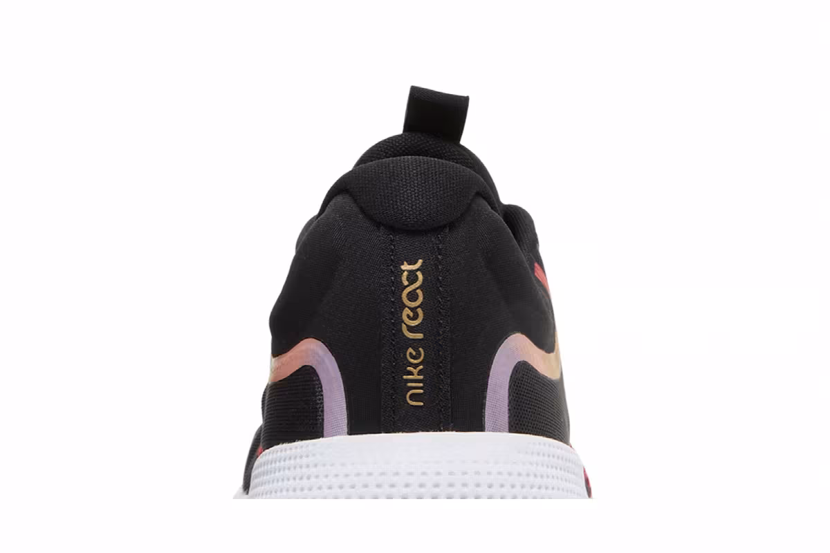 Nike Women's React Escape Run Black Magma Orange, view 8
