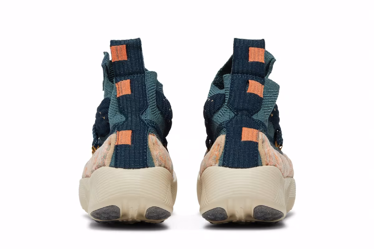 Nike ISPA Sense Flyknit Mineral Slate Magma Orange, view 7