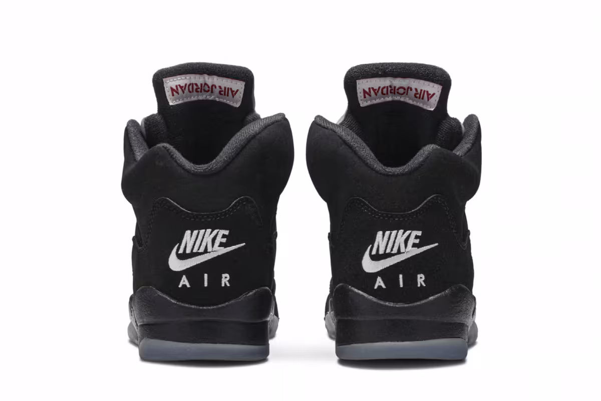 Air Jordan 5 OG BG Black Metallic 2016, view 7