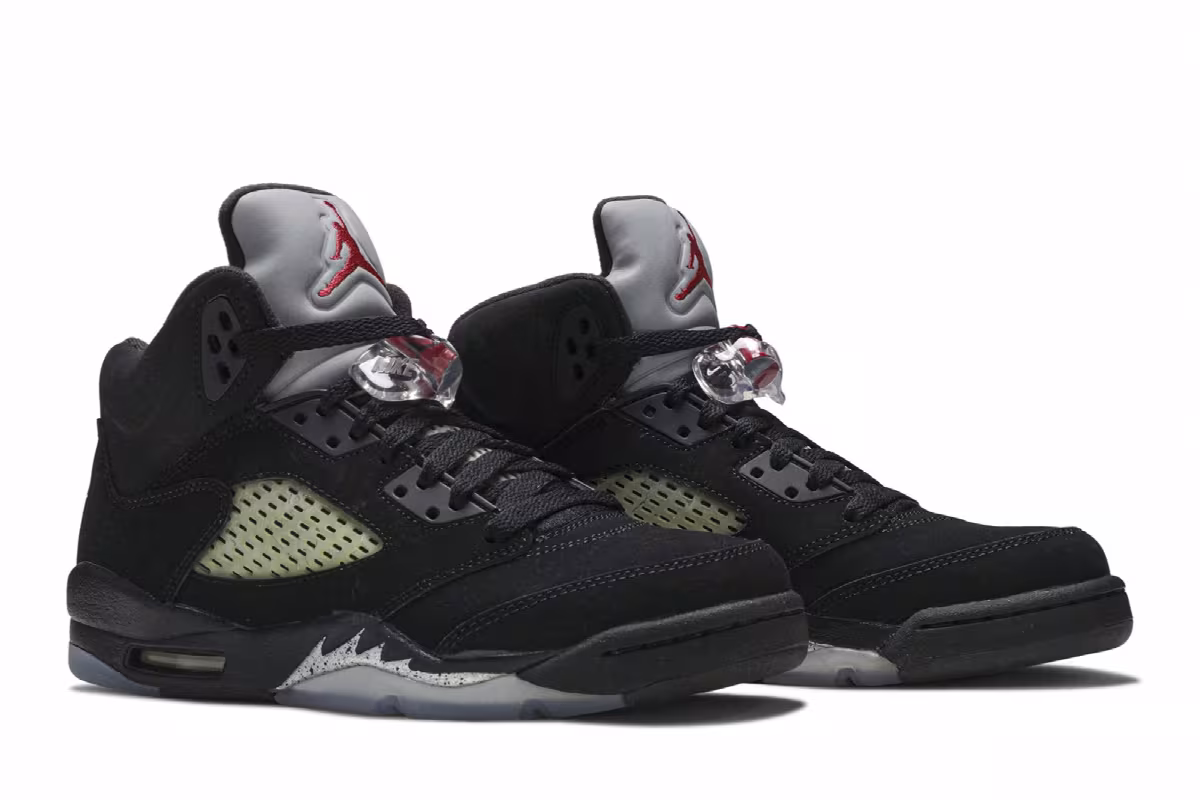Air Jordan 5 OG BG Black Metallic 2016, view 9
