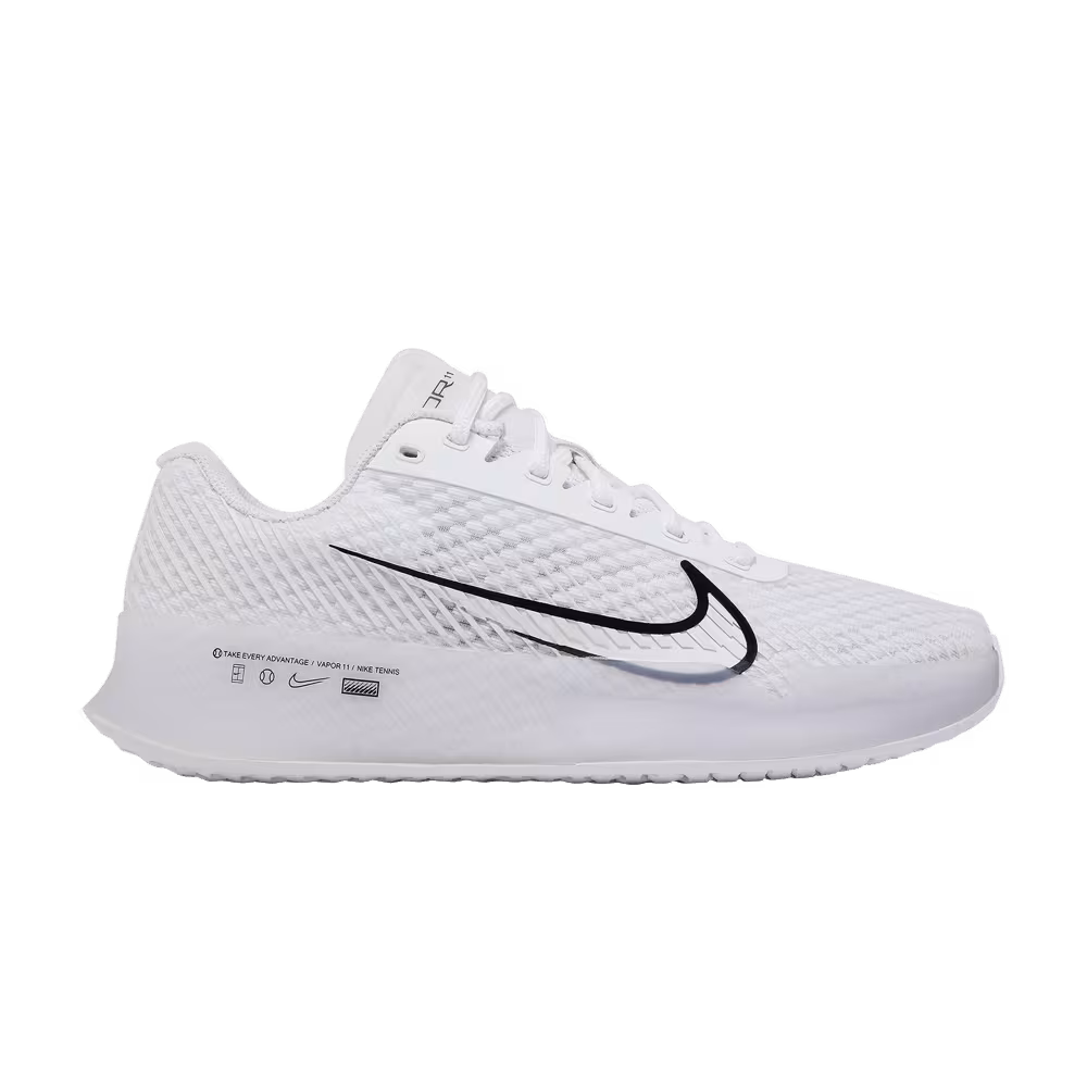 Women's NikeCourt Air Zoom Vapor 11 HC White Black