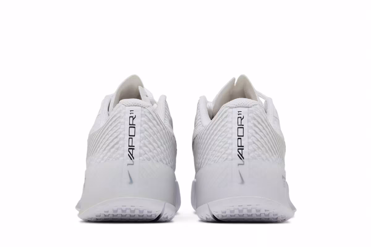 Women's NikeCourt Air Zoom Vapor 11 HC White Black, view 7