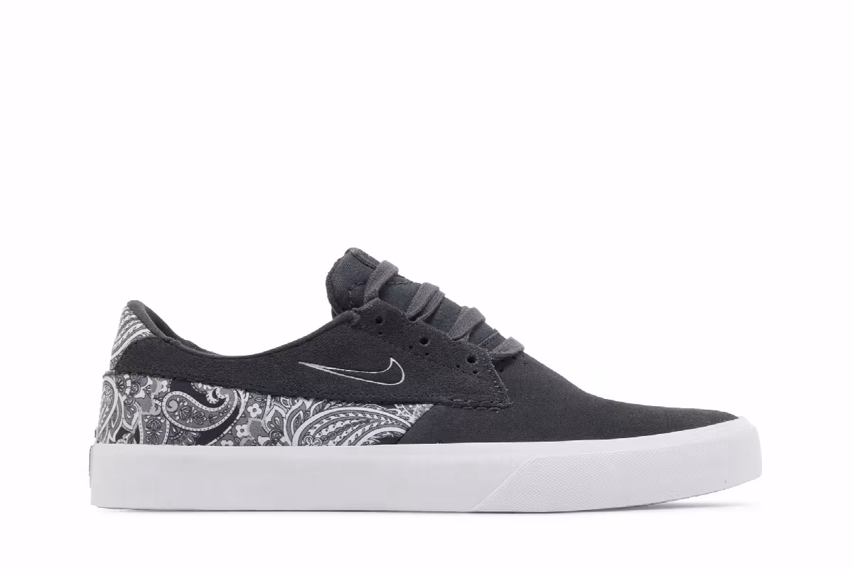 Nike Shane Premium SB Dark Smoke Grey Paisley, view 2