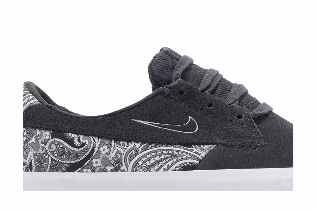 Nike Shane Premium SB Dark Smoke Grey Paisley, view 3