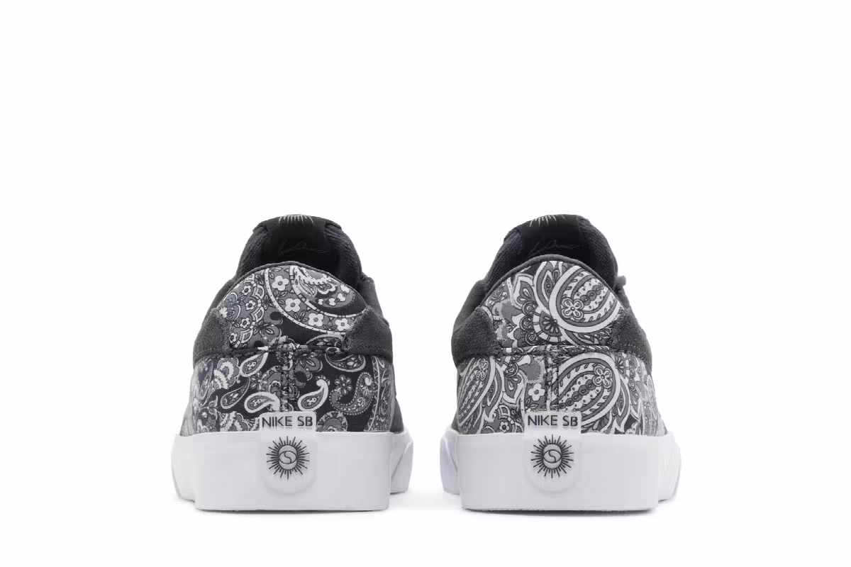 Nike Shane Premium SB Dark Smoke Grey Paisley, view 7