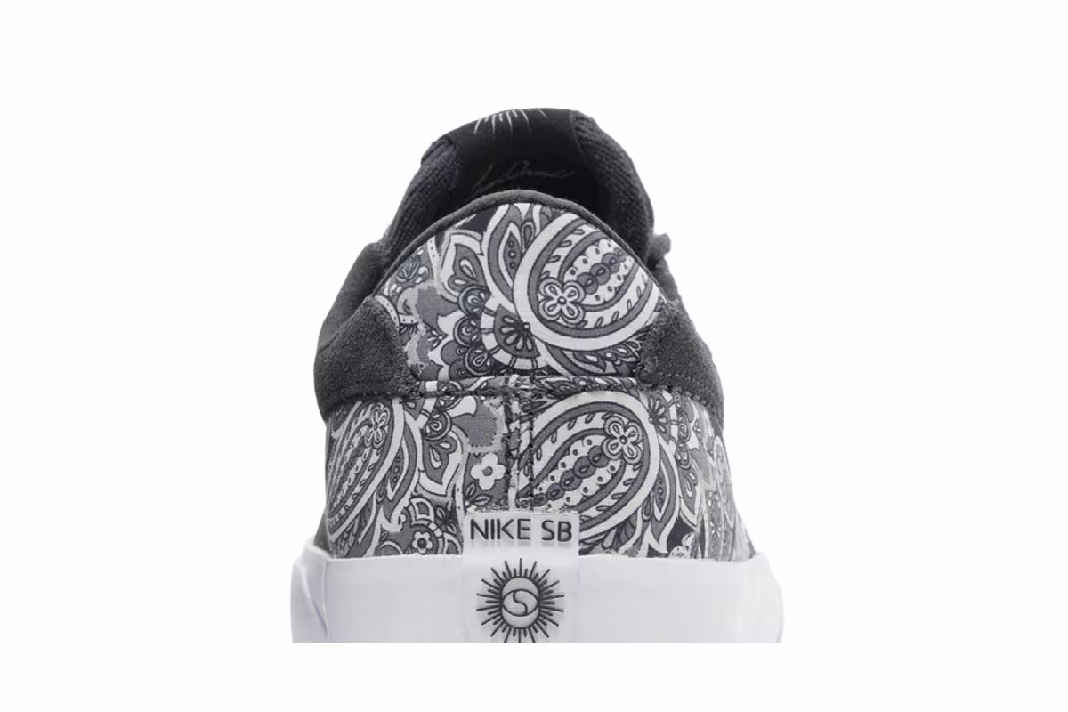 Nike Shane Premium SB Dark Smoke Grey Paisley, view 8