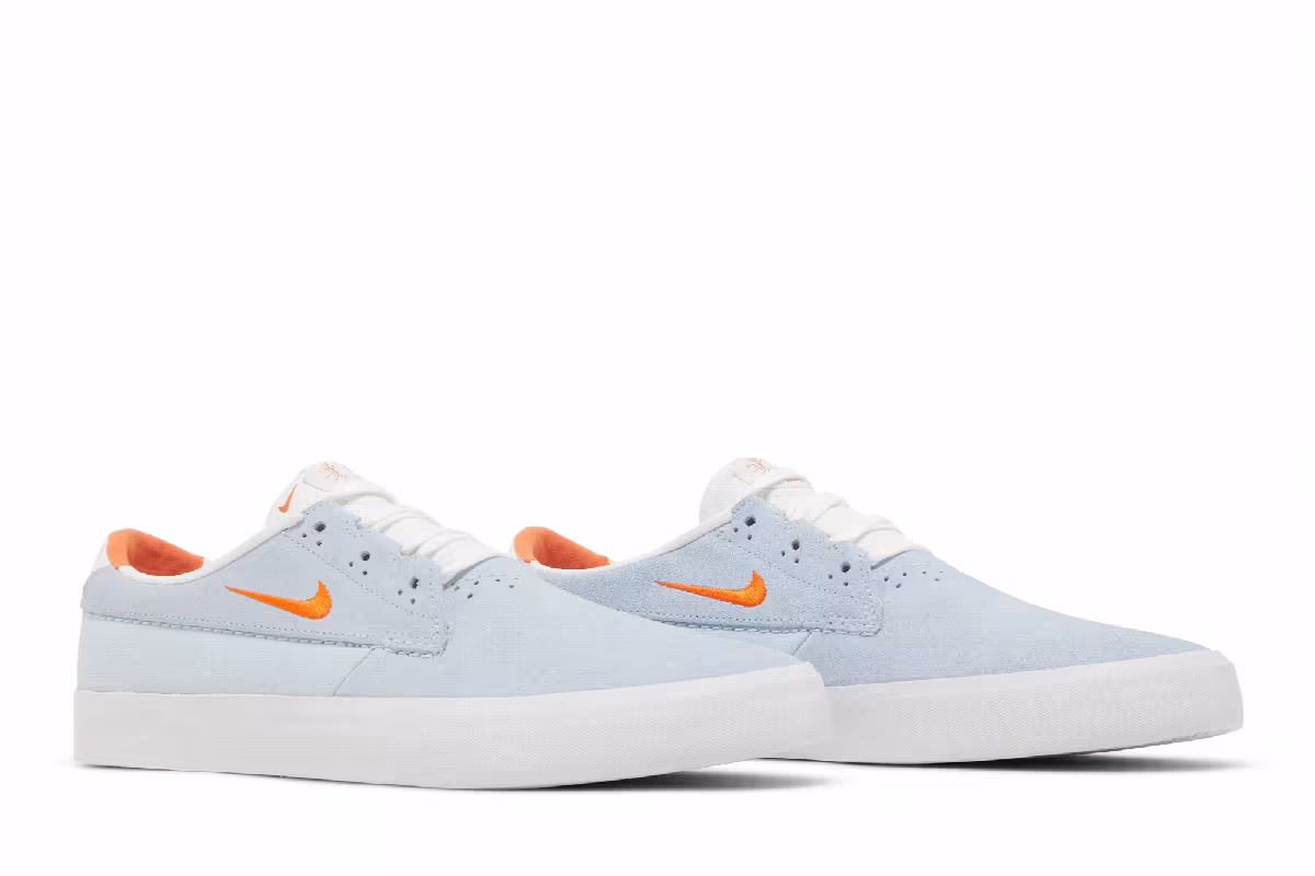 Nike Shane SB Celestine Blue Orange, view 9