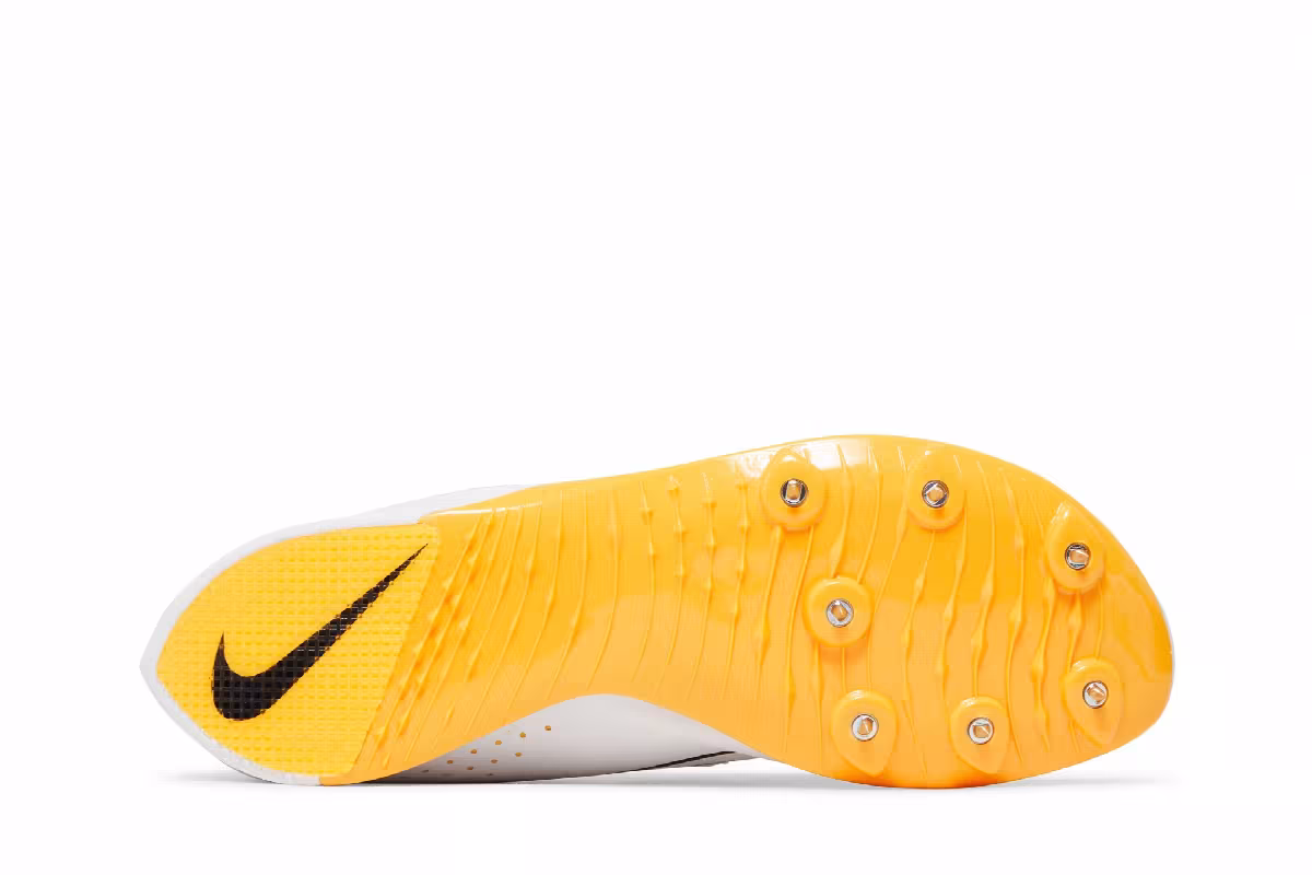 Nike Air Zoom Long Jump Elite White Hyper Pink Orange, view 5