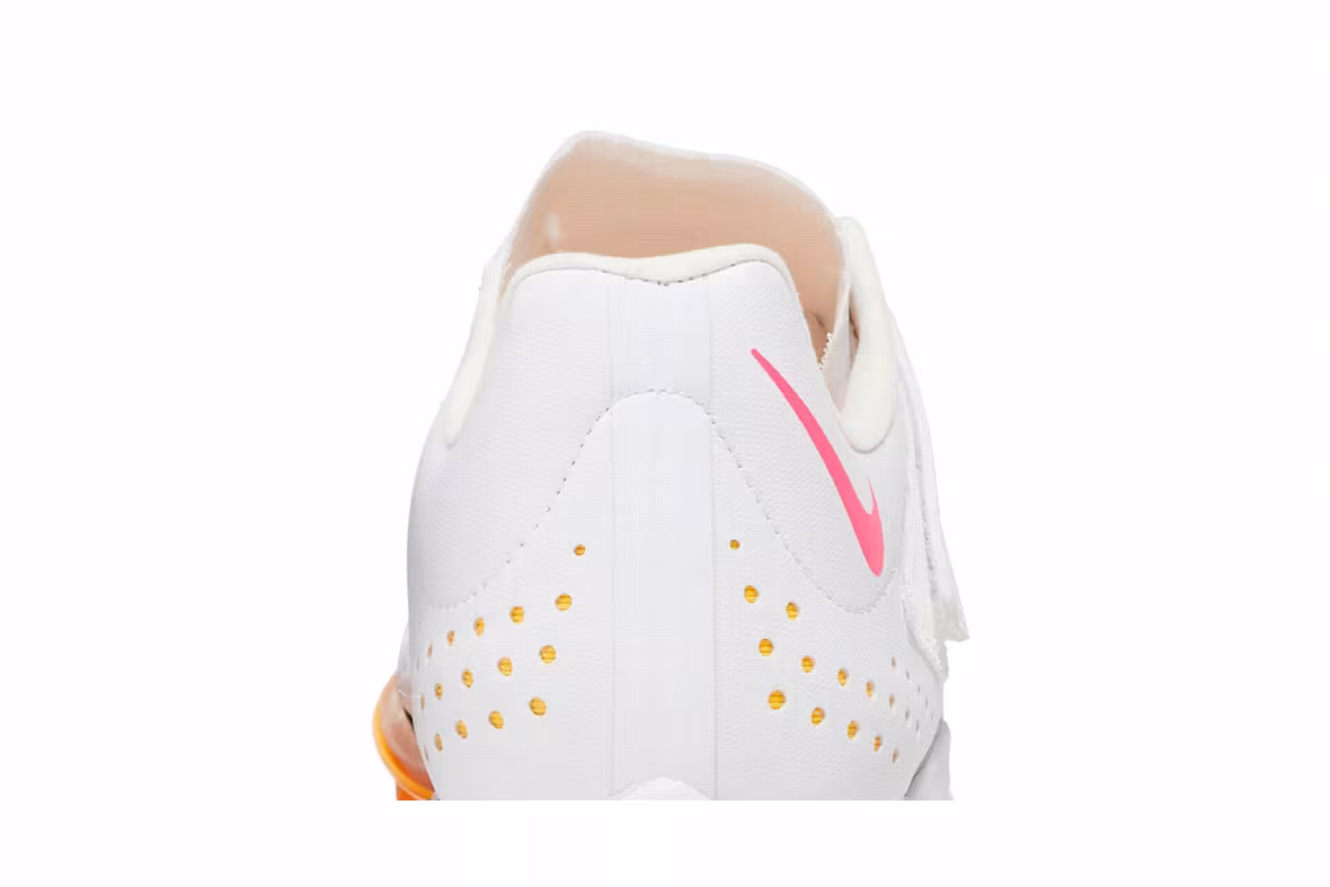 Nike Air Zoom Long Jump Elite White Hyper Pink Orange, view 8