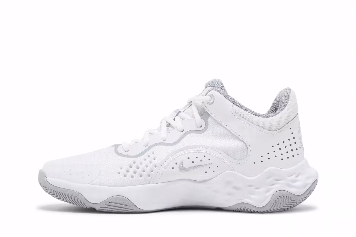 Nike Fly.By Mid 3 White Wolf Grey, view 4