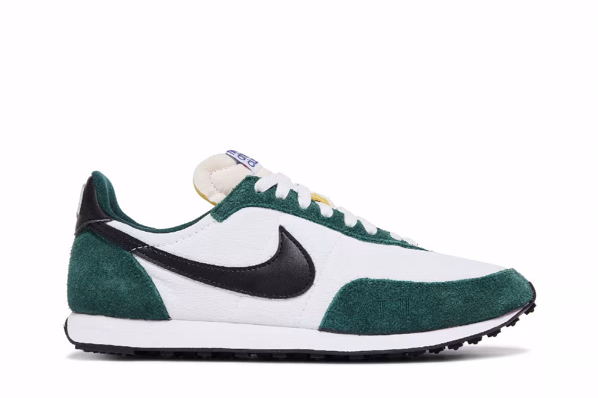 Nike Waffle Trainer 2 Athletic Club - White Pro Green, view 2