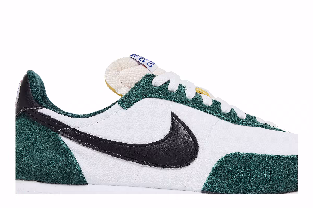 Nike Waffle Trainer 2 Athletic Club - White Pro Green, view 3