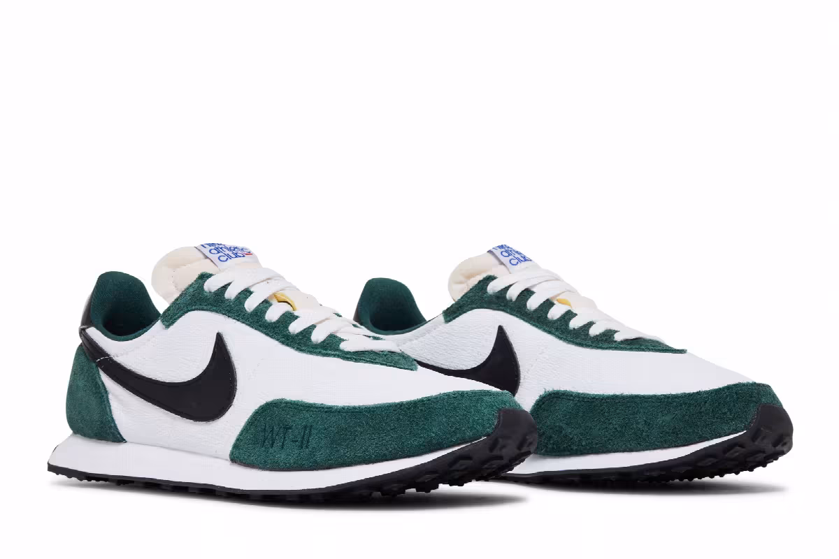 Nike Waffle Trainer 2 Athletic Club - White Pro Green, view 9