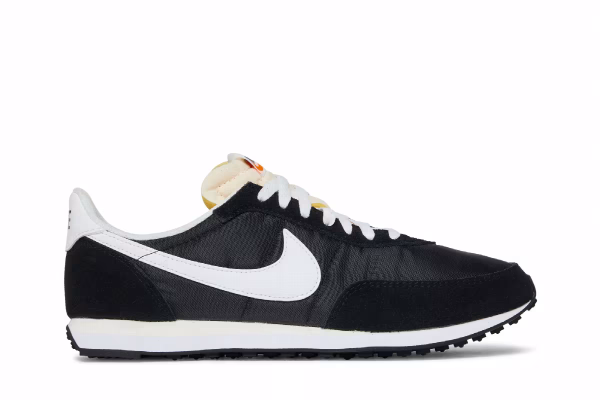 Nike Waffle Trainer 2 Black White, view 2