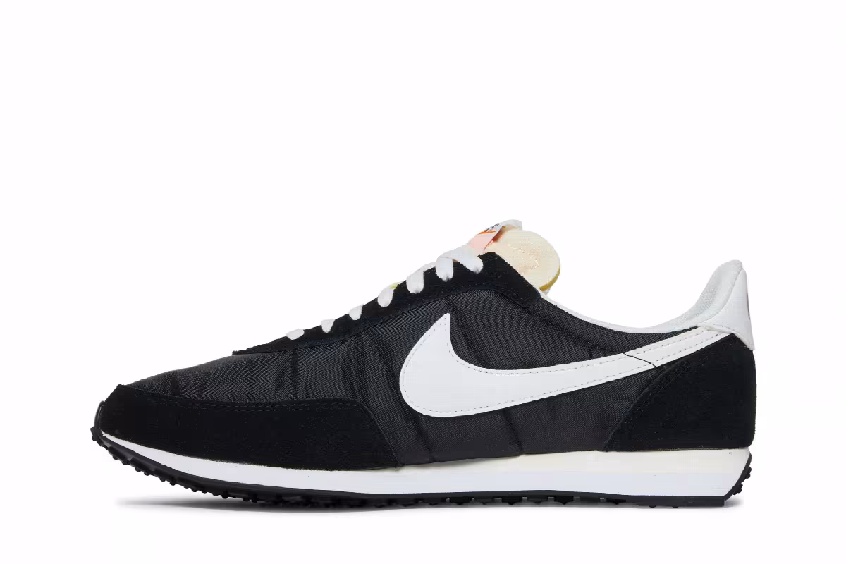 Nike Waffle Trainer 2 Black White, view 4
