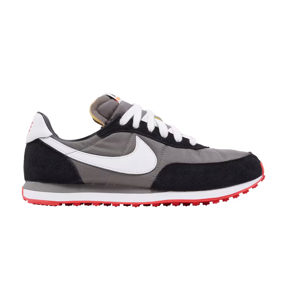 Nike Waffle Trainer 2 GS Flat Pewter Siren Red