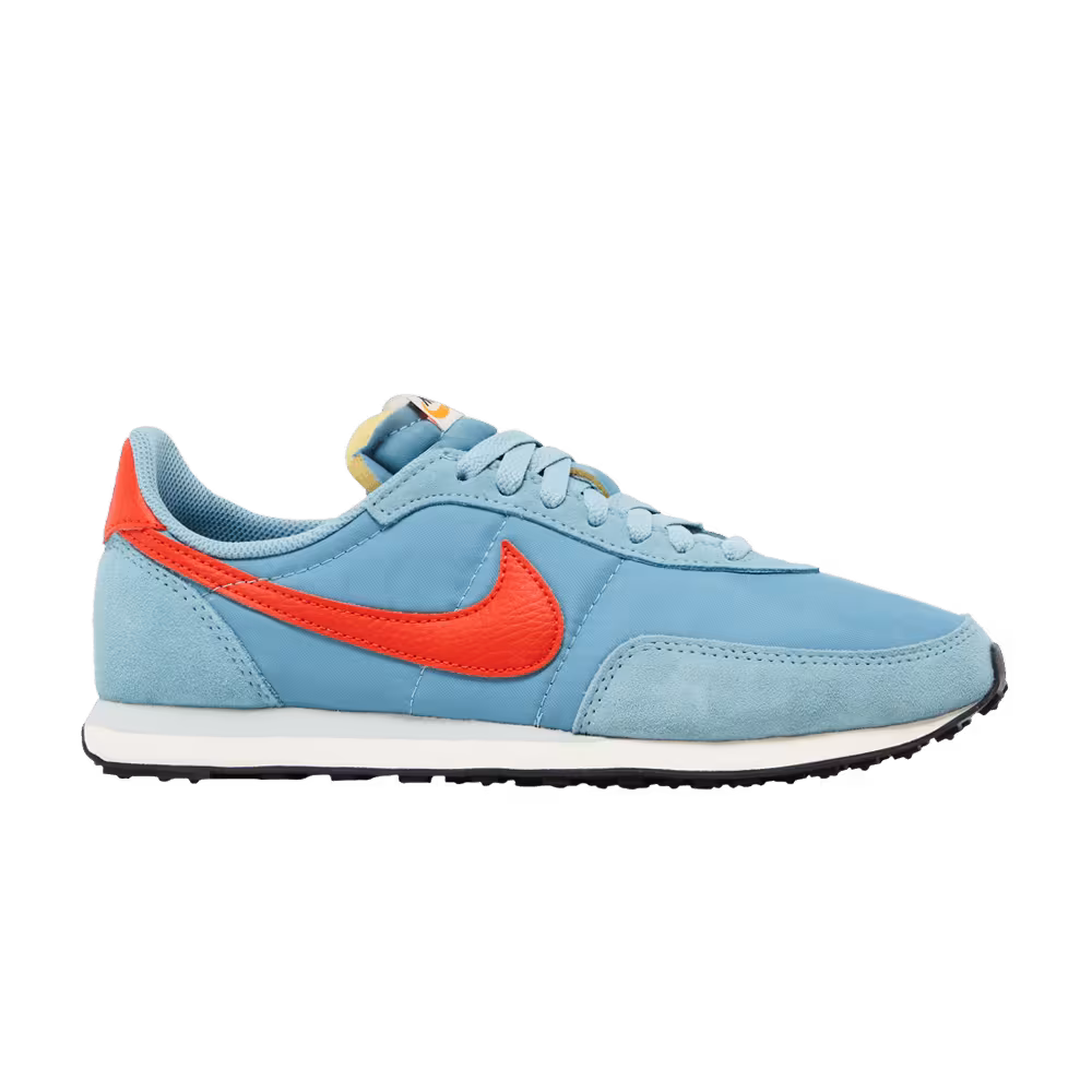 Nike Waffle Trainer 2 Worn Blue Team Orange