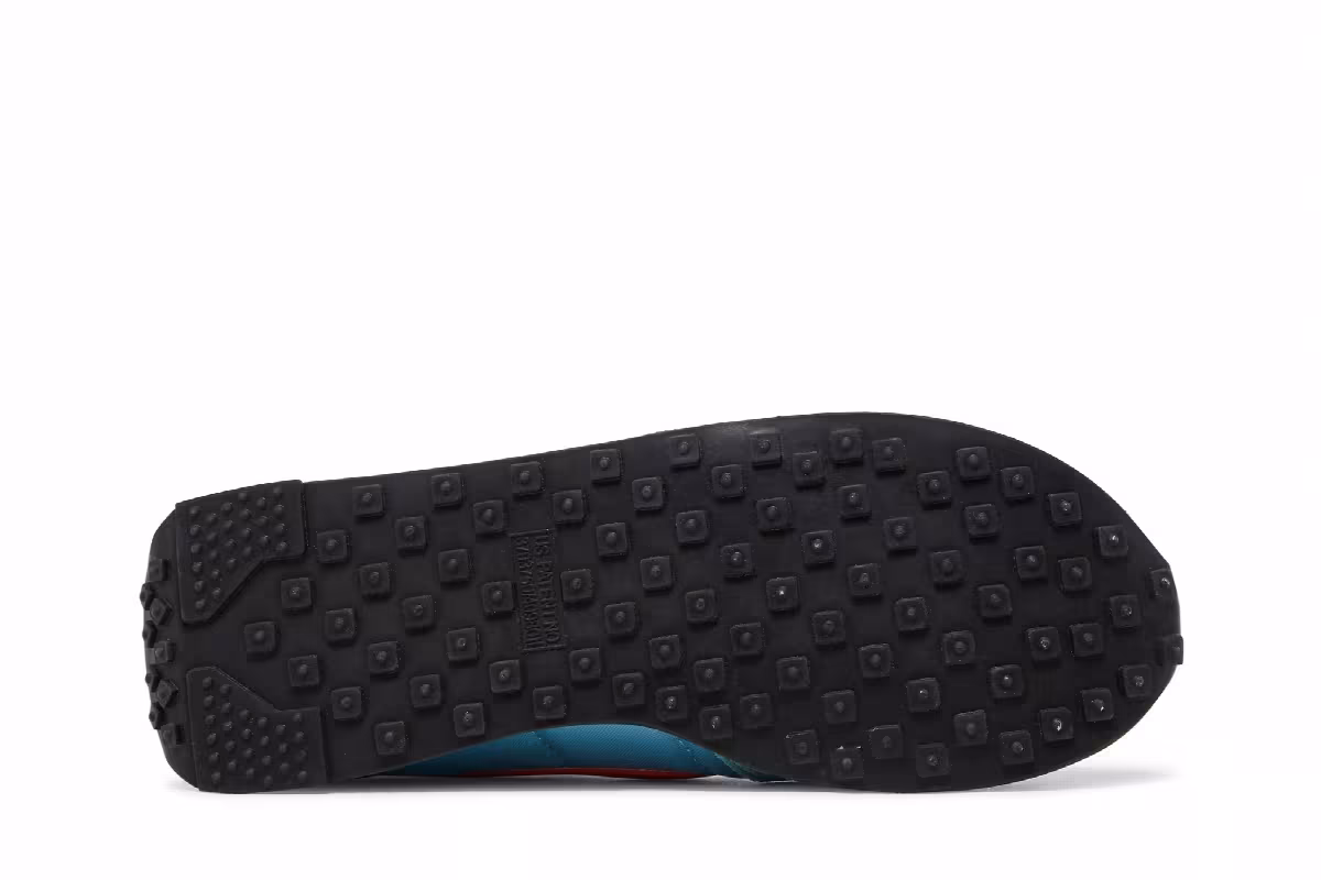 Nike Waffle Trainer 2 Worn Blue Team Orange, view 5