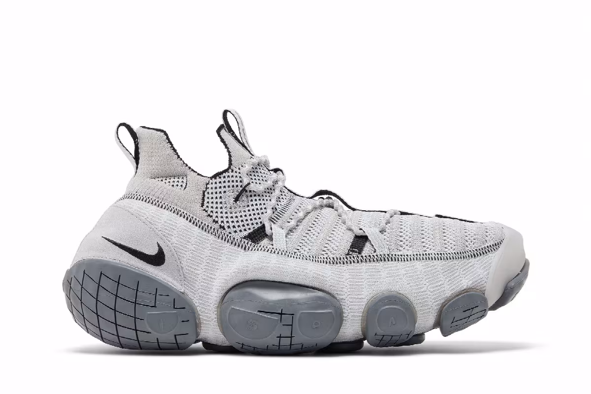 Nike Men's ISPA Link Light Iron Ore Smoke Grey, view 2
