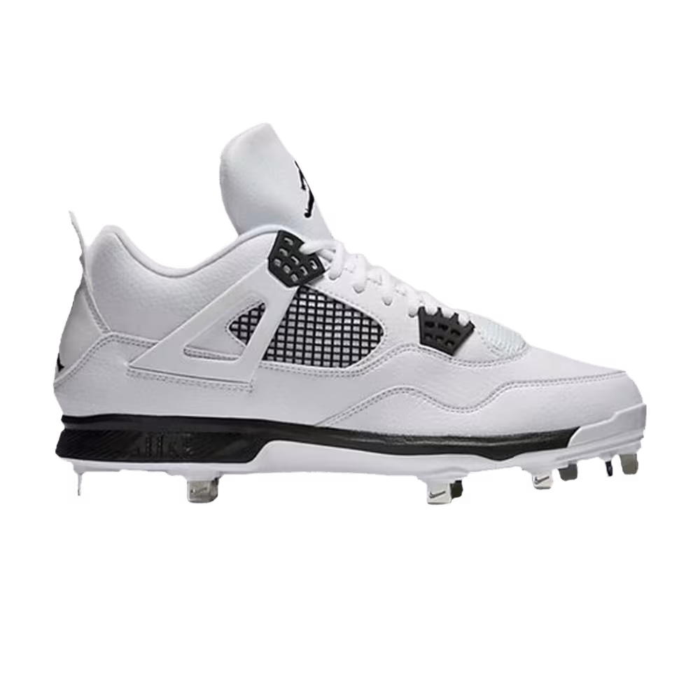 Air Jordan 4 Metal White Black