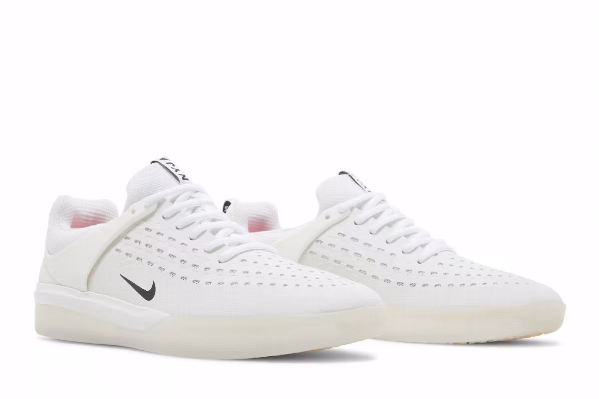 Nike Zoom Nyjah 3 SB White Black, view 9