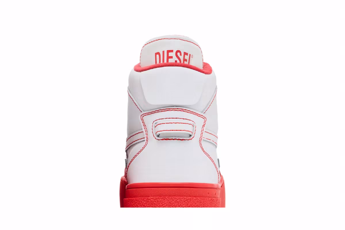 Diesel S-Ukiyo Mid X White Red, view 8