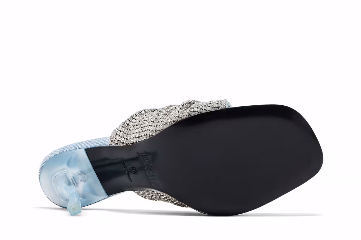 Diesel Women's D-Sydney Heel Vintage Blue, view 5