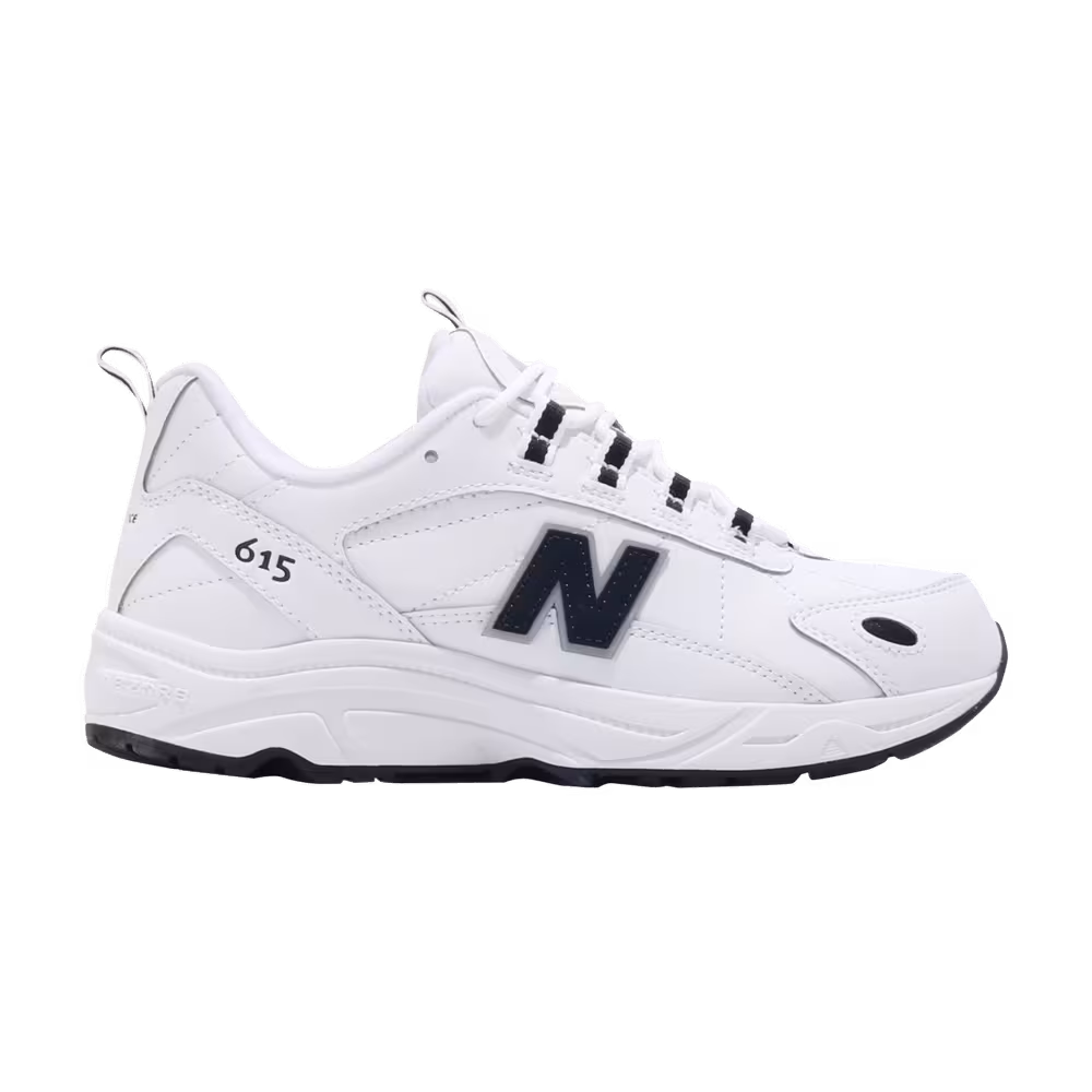 New Balance 615 White Black Navy