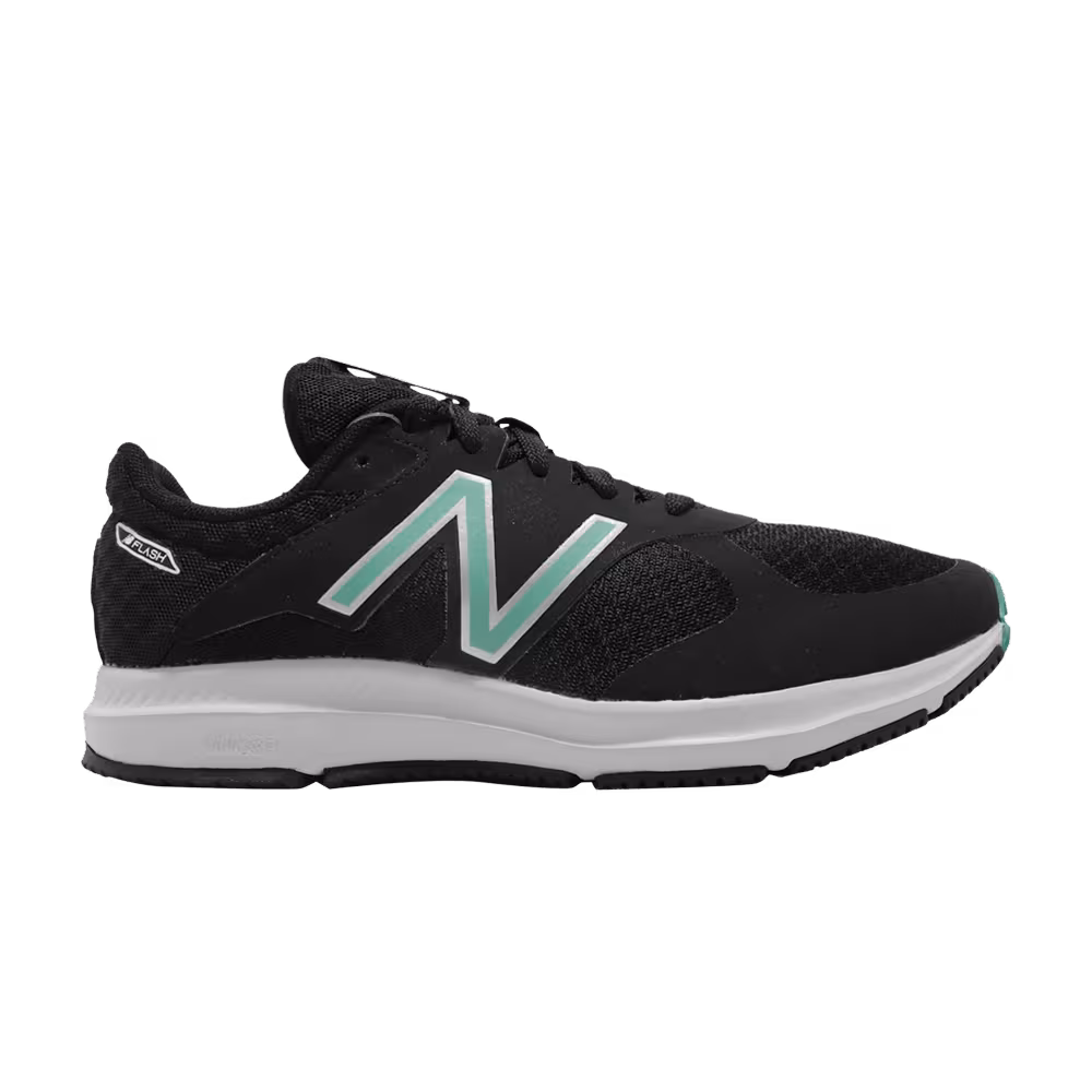 New Balance Women's Flash v5 Wide Black Teal
