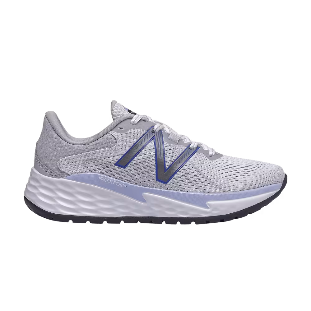 New Balance Women's Fresh Foam Evare White Mystic Purple