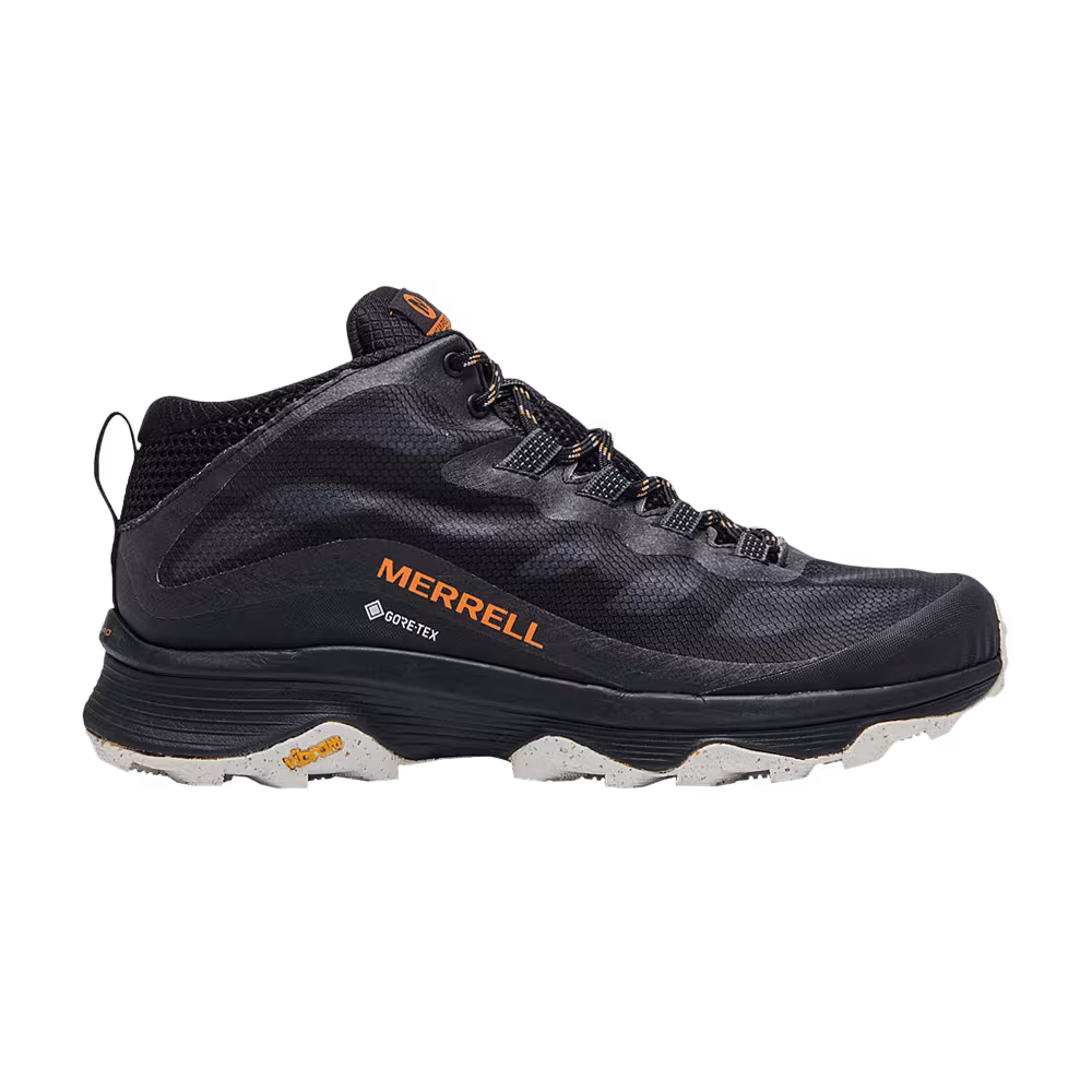 Merrell Moab Speed Mid GORE-TEX Wide Black Orange