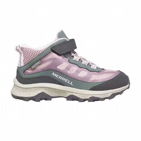 Merrell Moab Speed Mid AC Big Kid 'Dusty Pink Olive'