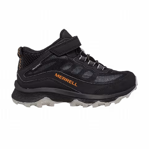 Merrell Moab Speed Mid AC Big Kid 'Black Orange'