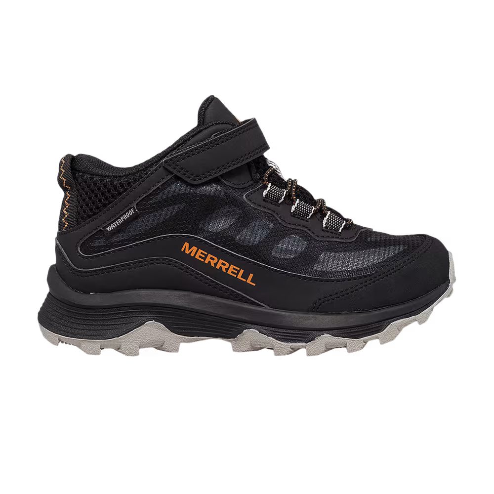 Merrell Moab Speed Mid AC Big Kid Black Orange