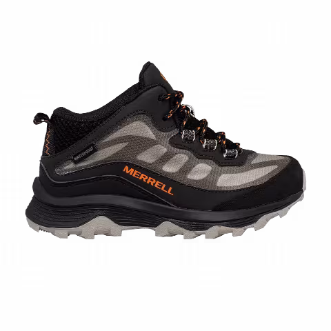 Merrell Moab Speed Mid Big Kid 'Black Orange'
