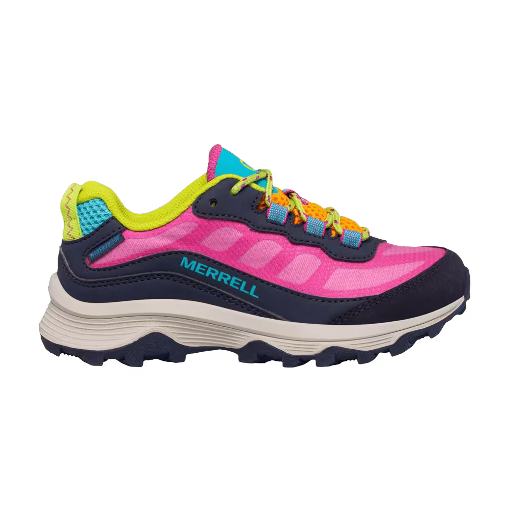 Merrell Moab Speed Low Big Kid Navy Color Pop