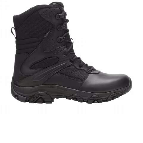 Merrell Moab 3 8 Inch Tactical Response Zip Waterproof Boot 'Triple Black'