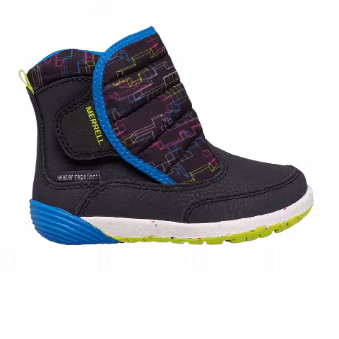 Merrell Bare Steps Puffer Little Kid 'Carbon Multi-Color'