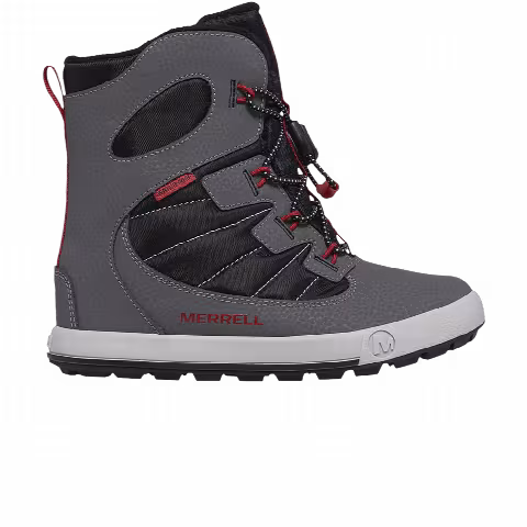 Merrell Snow Bank 4.0 Big Kid 'Grey Black Red'